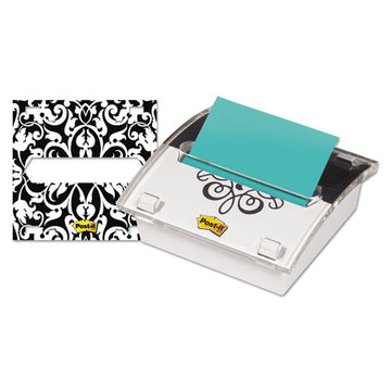Post-it® Pop-up Notes Clear Top Pop-up Note Dispenser, 3 X 3 Super Sticky Canary Notes, Black freeshipping - TVN Wholesale